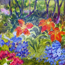 Orange Lilies title=